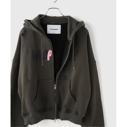 ジョイントワークス JOINT WORKS TEPPEI FURUYAMA / テッペイフルヤマ MAMY ZIP-UP HOODIE （グレー）｜詳細画像
