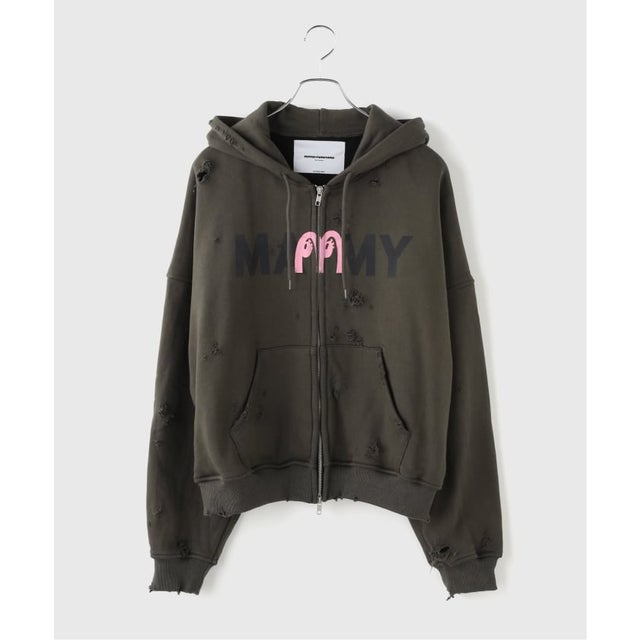 TEPPEI FURUYAMA / テッペイフルヤマ MAMY ZIP-UP HOODIE （グレー）