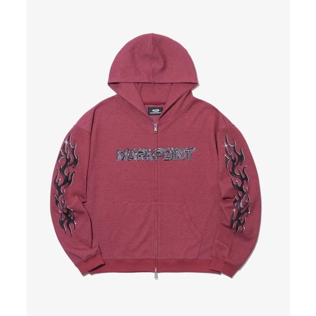 MARK POINT / マークポイント FR THERMAL HOODIE （レッド）