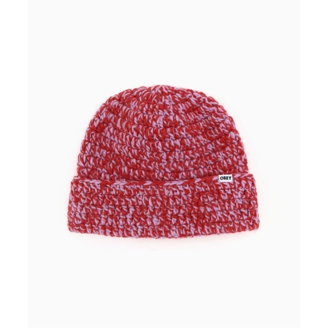OBEY / オベイ DESMOND CROTCHE BEANIE （レッド）