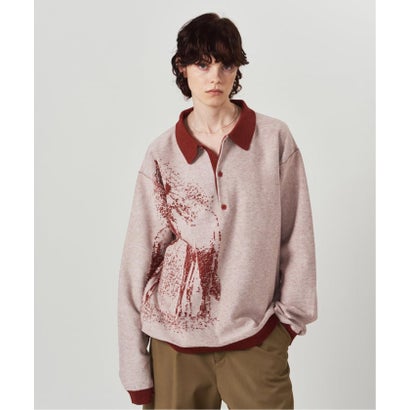 Knuth Marf / クヌースマーフ reversible jacquard pol knit （ネイビー）｜詳細画像