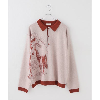 Knuth Marf / クヌースマーフ reversible jacquard pol knit （ネイビー）｜詳細画像