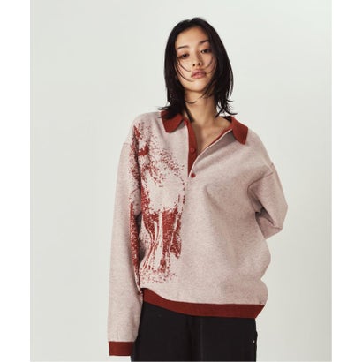 Knuth Marf / クヌースマーフ reversible jacquard pol knit （ネイビー）｜詳細画像