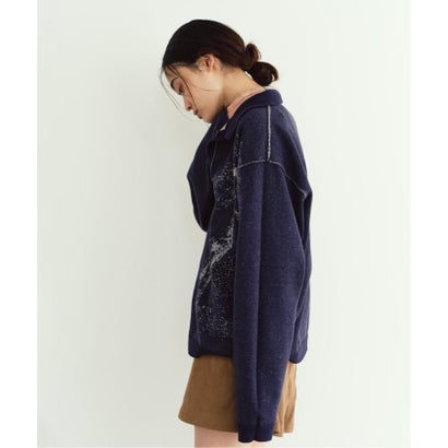 Knuth Marf / クヌースマーフ reversible jacquard pol knit （ネイビー）｜詳細画像