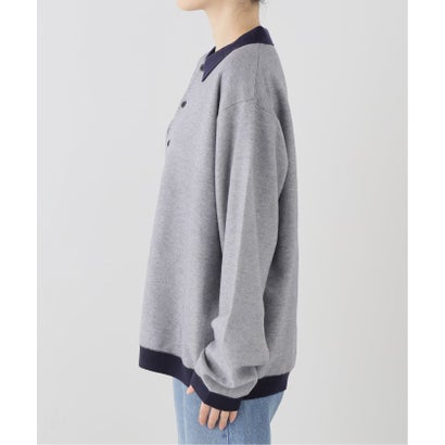 Knuth Marf / クヌースマーフ reversible jacquard pol knit （ネイビー）｜詳細画像