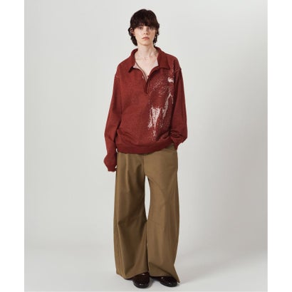 Knuth Marf / クヌースマーフ reversible jacquard pol knit （ネイビー）｜詳細画像