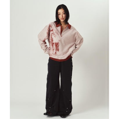 Knuth Marf / クヌースマーフ reversible jacquard pol knit （ネイビー）｜詳細画像