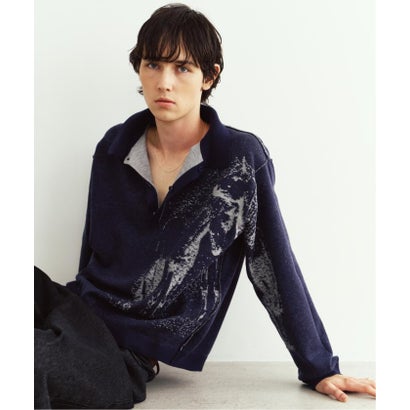 Knuth Marf / クヌースマーフ reversible jacquard pol knit （レッド）｜詳細画像
