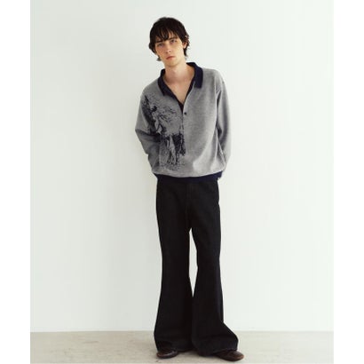 Knuth Marf / クヌースマーフ reversible jacquard pol knit （レッド）｜詳細画像