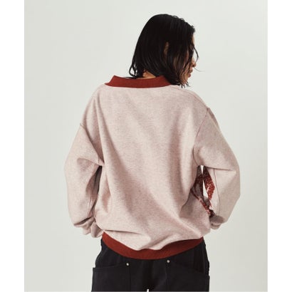Knuth Marf / クヌースマーフ reversible jacquard pol knit （レッド）｜詳細画像