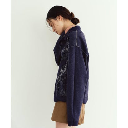 Knuth Marf / クヌースマーフ reversible jacquard pol knit （レッド）｜詳細画像