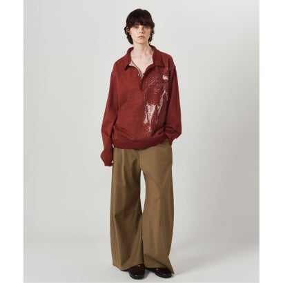 Knuth Marf / クヌースマーフ reversible jacquard pol knit （レッド）｜詳細画像
