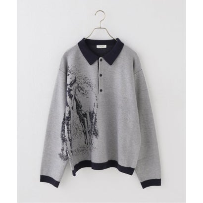 Knuth Marf / クヌースマーフ reversible jacquard pol knit （レッド）｜詳細画像