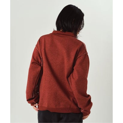 Knuth Marf / クヌースマーフ reversible jacquard pol knit （レッド）｜詳細画像