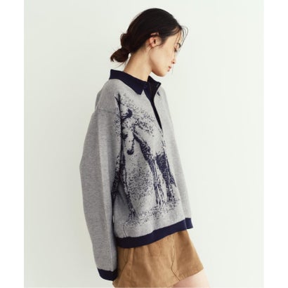 Knuth Marf / クヌースマーフ reversible jacquard pol knit （レッド）｜詳細画像