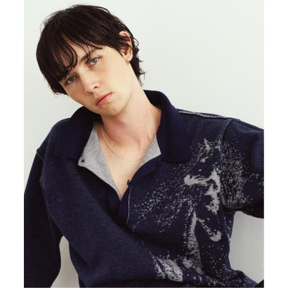 Knuth Marf / クヌースマーフ reversible jacquard pol knit （レッド）｜詳細画像