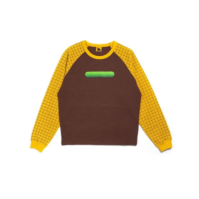 SAGE / セイジ Capsule Fade Waffle L/S （ブラウン）
