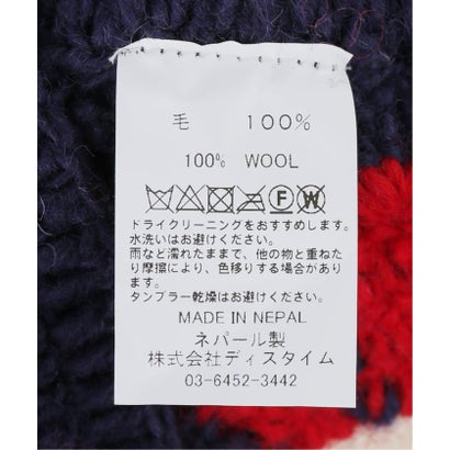 ジョイントワークス JOINT WORKS MacMahon Knitting Mills / マクマホンニッティングミルズ V Neck Cardigan-Square （レッド）｜詳細画像