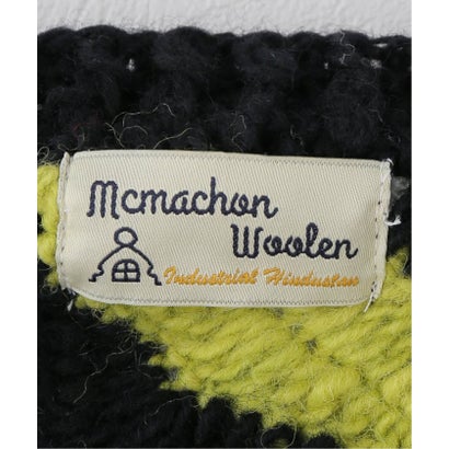 ジョイントワークス JOINT WORKS MacMahon Knitting Mills / マクマホンニッティングミルズ Button Cardigan-Leaf （ブラック）｜詳細画像
