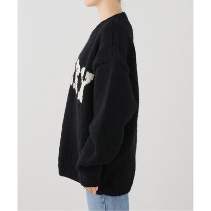 MacMahon Knitting Mills / マクマホンニッティングミルズ Crew Neck Knit-CURRY （ブラック）｜詳細画像