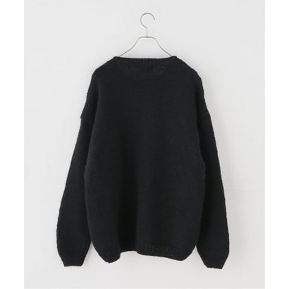 MacMahon Knitting Mills / マクマホンニッティングミルズ Crew Neck Knit-CURRY （ブラック）｜詳細画像