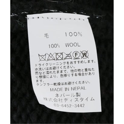 MacMahon Knitting Mills / マクマホンニッティングミルズ Crew Neck Knit-CURRY （ブラック）｜詳細画像