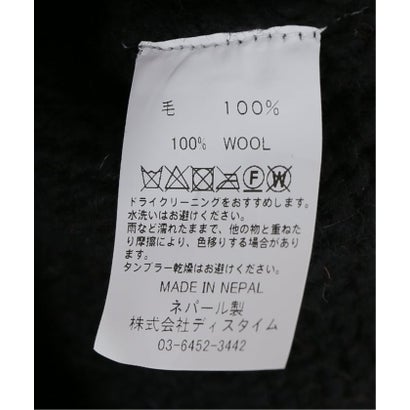 MacMahon Knitting Mills / マクマホンニッティングミルズ Crew Neck Knit-Peace （ブラック）｜詳細画像