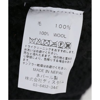 MacMahon Knitting Mills / マクマホンニッティングミルズ Crew Neck Knit-Yin & Yang （ブラック）｜詳細画像