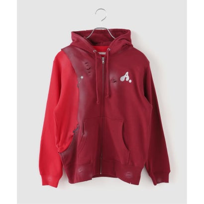 ジョイントワークス JOINT WORKS MARK POINT × AWESOME BOY JASON DOCKING HOODIE （レッド）｜詳細画像