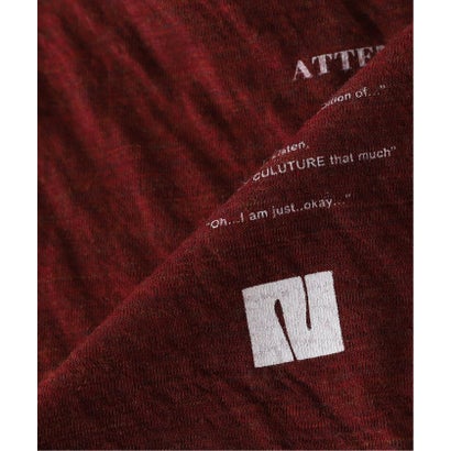 ジョイントワークス JOINT WORKS Name ./ ネーム DOUBLE JERSEY L/S （ボルドー）｜詳細画像