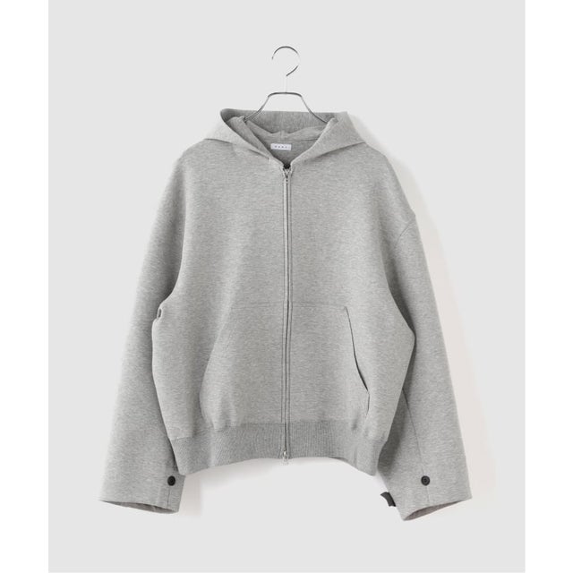 Name. / ネーム BOMBER JERSEY HOODIE （グレーA）