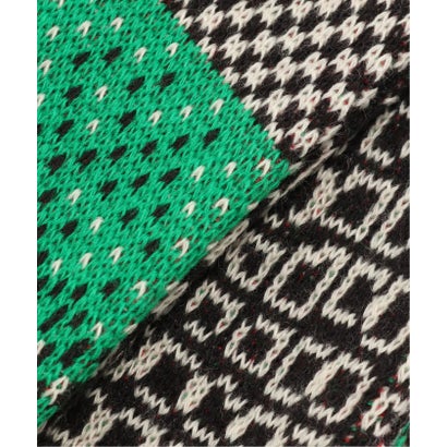 ジョイントワークス JOINT WORKS BAL / バル JACQUARD KNIT SOCCER SCARF （グレーベース）｜詳細画像