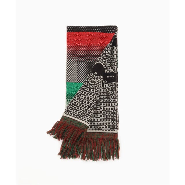 BAL / バル JACQUARD KNIT SOCCER SCARF （グレーベース）