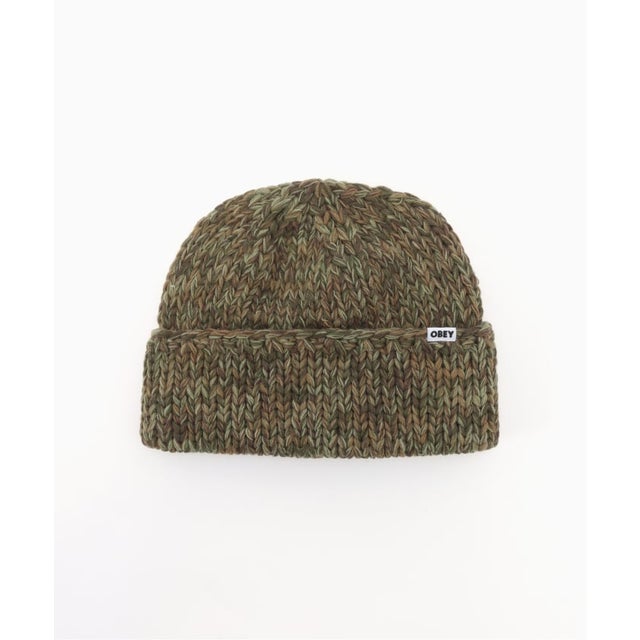 OBEY / オベイ ROCKSTEADY CROTCHE BEANIE （ブラウン）