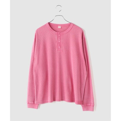 TOWN CRAFT / タウンクラフト Cotton Thermal 3B Henley （グレーA）｜詳細画像