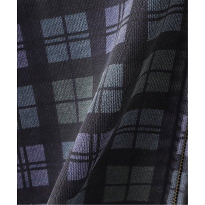 MARK POINT / マークポイント CHECK HOODIE （ブラウン）｜詳細画像