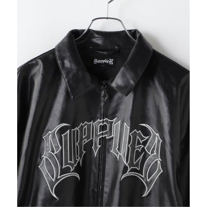 SUPPLIER / サプライヤー Studded Faux Leather Jacket （ブラック）｜詳細画像