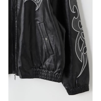 SUPPLIER / サプライヤー Studded Faux Leather Jacket （ブラック）｜詳細画像