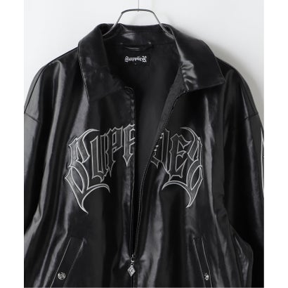 SUPPLIER / サプライヤー Studded Faux Leather Jacket （ブラック）｜詳細画像
