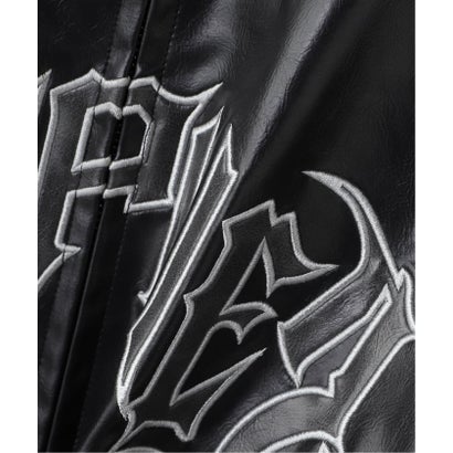 SUPPLIER / サプライヤー Studded Faux Leather Jacket （ブラック）｜詳細画像