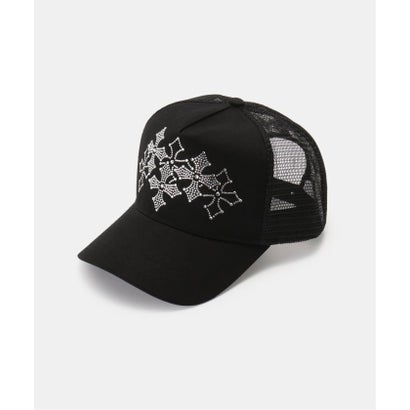 SupBaby by SUPPLIER / サプベイビーバイサプライヤー Multiple Cross Rhinestone Cap （ピンク）｜詳細画像