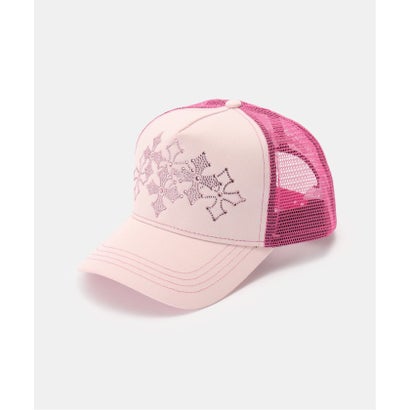 SupBaby by SUPPLIER / サプベイビーバイサプライヤー Multiple Cross Rhinestone Cap （ピンク）｜詳細画像