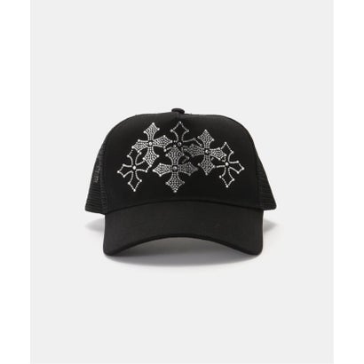 SupBaby by SUPPLIER / サプベイビーバイサプライヤー Multiple Cross Rhinestone Cap （ピンク）｜詳細画像