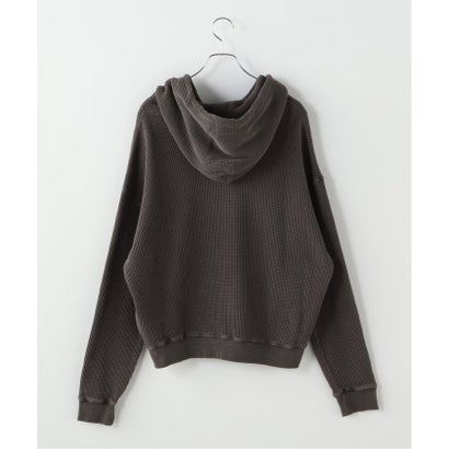 ジョイントワークス JOINT WORKS SEABEES / シービーズ Heavy Waffle Zip Hoodie （ブラック）｜詳細画像