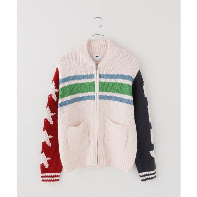 OBEY / オベイ ETTA COWICHAN SWEATER （ナチュラル）