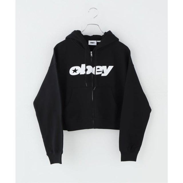 OBEY / オベイ SPEED STAR ZIP UP HOOD （ブラック）