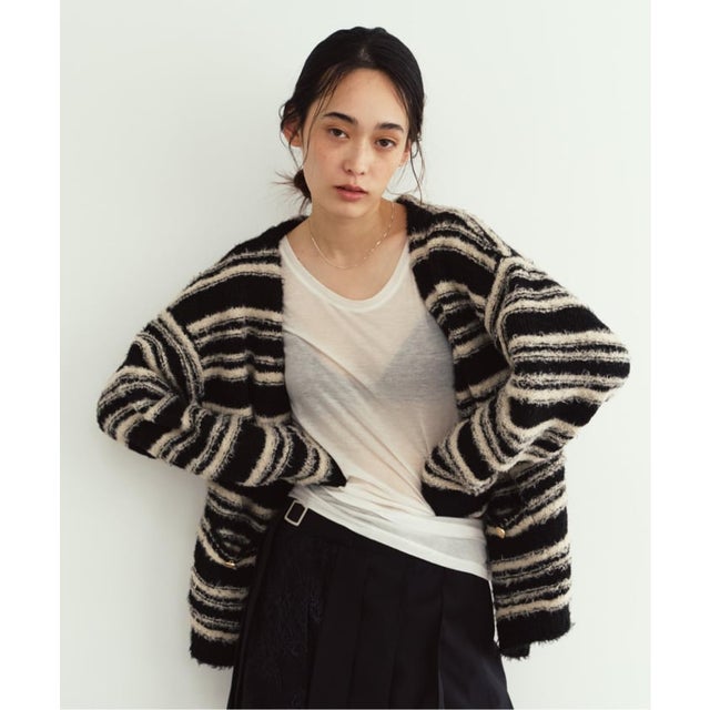 Knuth Marf / クヌースマーフ gold button trad cardigan （ブラック）