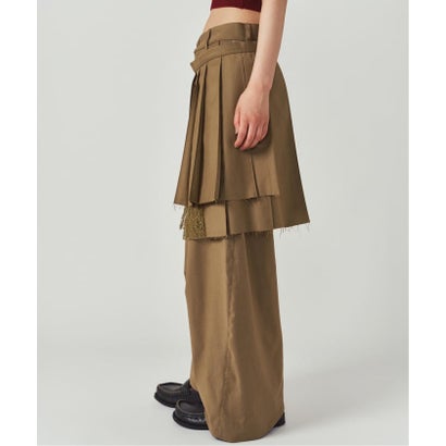 Knuth Marf / クヌースマーフ pleated skirt pants （ブラック）｜詳細画像