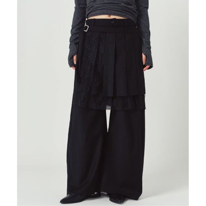 Knuth Marf / クヌースマーフ pleated skirt pants （ブラック）｜詳細画像