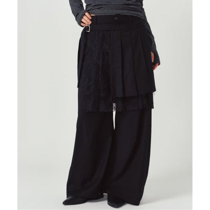 Knuth Marf / クヌースマーフ pleated skirt pants （ブラック）｜詳細画像